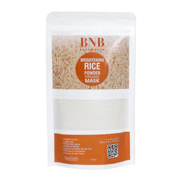BNB 3 In 1 Rice Extract & Glow Kit - Rice Face Wash + Rice Scrub + Rice Face Mask